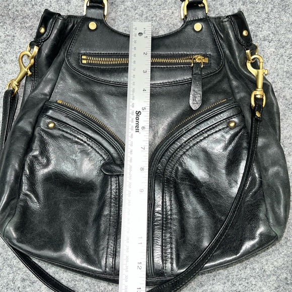 Cole Haan Shoulder Handbag Black Leather - Picture 9 of 12